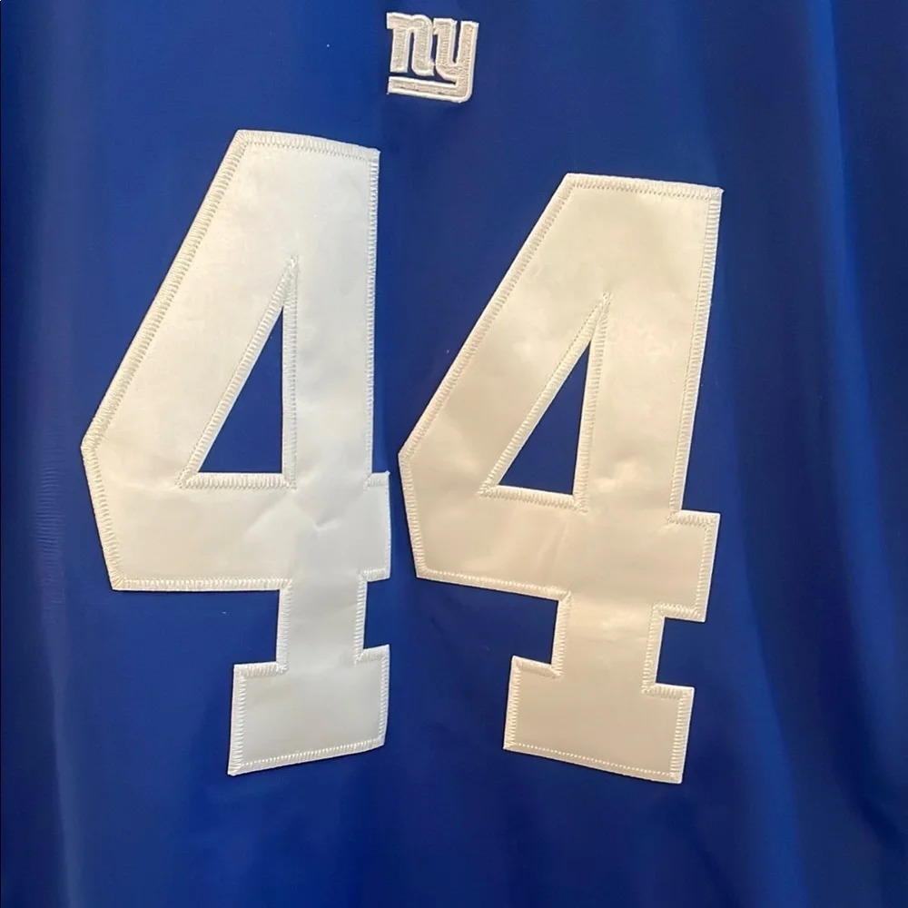 Vintage Nike Blue Jersey with White Number 44 NY Bradshaw NFL
